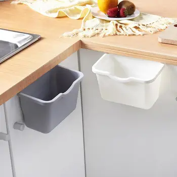Porta De Armário Da Cozinha De Suspensão Da Lixeira Da Área De Trabalho Escaninho Waste Pode Lixo Em Recipiente De Papel, Cesta De Suspensão Balde Do Lixo Para A Cozinha