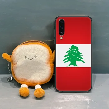 Líbano Bandeira de Telefone Case Para Samsung Galaxy Um 10 20 21 30 40 42 50 51 52 70 71 72 81 E S 4G 5G preto Shell Bonita Capa 3D Funda