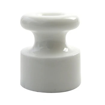 5PCS Isolador de Porcelana para Torcido Arame de Fixação, de Cerâmica Isoladores Elétricos Cabo de Tecido Ogernizer