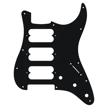 Pleroo Guitarra Personalizada Peças - Para 72' 11 Furo do Parafuso Padrão St HHH JOGADOR da SÉRIE de CAPTADORES de Guitarra pickguard Zero Placa