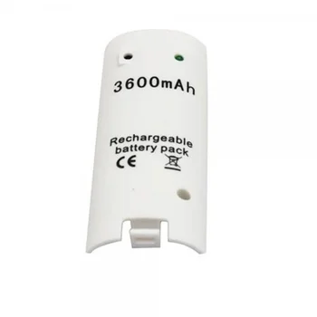 Wholesale New Store SAI White 3600mAH Rechargeable Battery Charger Cabo para Nintendo Wii Remote Controller