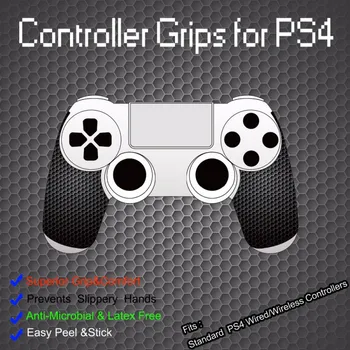 Console de Aderência do Adesivo Conjunto de Silicone Anti-Derrapante Jogo de Vídeo Adesivo Gamepad Kit de Acessórios Para PS4 Controlador