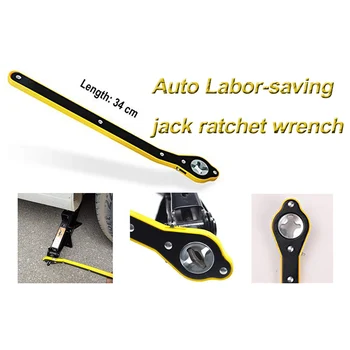 Auto de mão-de-Verão Jack Chave de fenda de Catraca com cabo Longo de Reparação Automóvel Ferramenta Fácil de Usar PR Venda