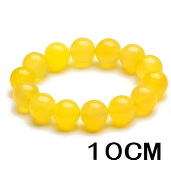 Anti-Fadiga Amarelo Jasper Limpeza do Corpo Pulseira de Chakra Jade Trecho Bracelete Frisado Reiki de Cura Natural de Pedra 6 cm/8 cm/10 cm