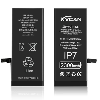 Novo Original do Telefone XVCAN Bateria Para Apple iPhone 4S 5 5S 5C SE 6 6 7 8 Plus X XS MAX XR Real de Alta Capacidade de Transporte da Gota