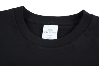 NAGRI, T-Shirts Para os Homens Casual O-pescoço Streetwear Verão de Manga Curta Carta Gráfico Impresso de Hip Hop Black T-Shirt