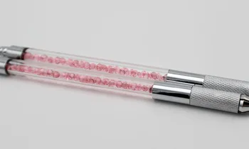 Profissional 1PC Microblading de Cristal cor-de-Rosa Pena Manual da Tatuagem em 3D Para Sobrancelha Bordado Maquiagem Permanente