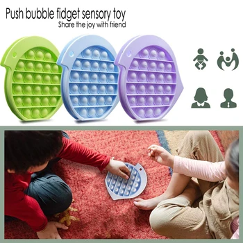 Push Pop Bolha De Fidget Brinquedo Bonito Pássaro Forma Sensorial Brinquedo, Autismo Necessidades Especiais Apaziguador Do Stress