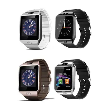 DZ09 Inteligente Homens do Relógio do Telefone do Relógio Câmera Impermeável do Cartão Sim mais Recente do Smart watch Chamada de Relógio Pulseira de Mulheres Para Android