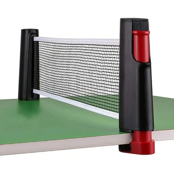 Novo Portátil Ping Pong Net Rack Retrátil rede de Ténis de Mesa Rack de Ping Pong Acessório de Ping Pong Net Rack Com 1Pair de Tênis de Mesa