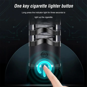 Filtro de cigarro Fumar cachimbos piteira de Carregamento USB de Isqueiro de Fumar Acessórios Gadgets para Homens Dropshipping