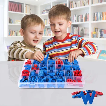 1 Conjunto Magnético De Espuma De Letras Montessori Sala De Aula Alfabetos Ímã De Tabuleiro Para Crianças De Ortografia E De Aprendizagem De Brinquedos Para Crianças De Presente