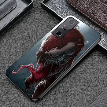 Vingadores da Marvel Super Hero Veneno Para Samsung Galaxy S21 S20FE S10 S10e S9 S8 S7 S6 Ultra Plus Lite Borda 5G Caso de Telefone