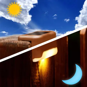 1/4/8/16 Pcs LED Solar Escada com a Lâmpada Solar da Etapa Luzes da Lâmpada ao ar livre para Cerca de Convés Corrimão e Escadas Caminho Quintal Pátio Noite Ligh