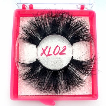 Mikiwi XL 10Pairs/set 25mm Dramática Longa e Espessa Volume Natural, os Cílios Em Massa De Artesanal de Vison Cílios Maquiagem Falso Cílios