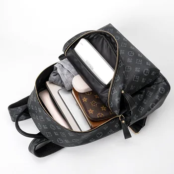 Moda Homens Mochila Escola do sexo masculino de viagem mochila computador sacos de couro mens de negócios saco grande portátil de grande capacidade mochila