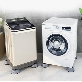 Máquina de lavar roupa Anti-Vibração Almofadas de 1/4pack de Choque e de Cancelamento de Ruído Multifunções Almofadas do Pé artigos para Casa DRSA889