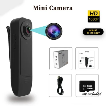 1080P Mini Caneta Câmera Vestível Bolso Cop Cam micro Gravador de Vídeo Visão Noturna detecção de Movimento câmera Pequena Casa Fora Câmera de vídeo