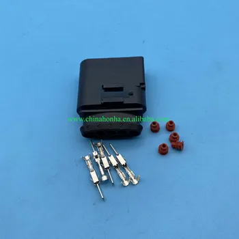 5 Pin de combustível de carros Conector Assento Plug de 3,5 mm 6X0 973 825 feminino, impermeável soquete
