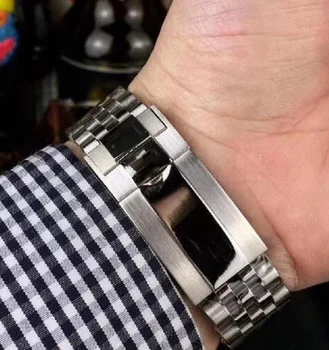 Marca de luxo Cerâmica Gmt Mens Watch 40mm SS Homens Negros Mecânico Automático do Jubileu de mestre Desinger Relógios Relógios de pulso de Homem