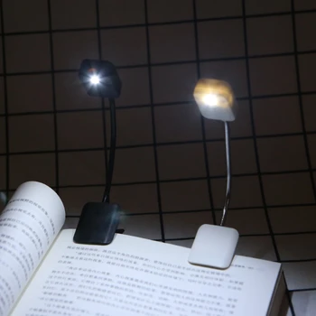 Para Kindle & Notebook Luz de Leitura LED de Livro de Mesa de Luz de Lâmpada Mini Clipe Flexível