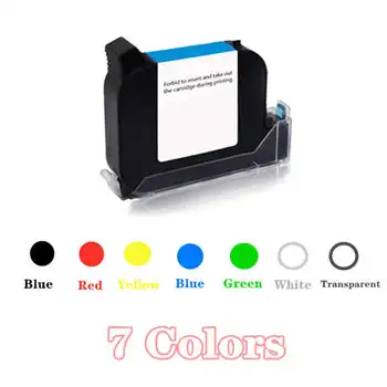 2588 42ML Preto Vermelho Azul Verde WhitePrinter Cartucho de Tinta de secagem Rápida e de 12,7 mm de Altura de Impressão Universal para Portátil Impressora Jato de tinta