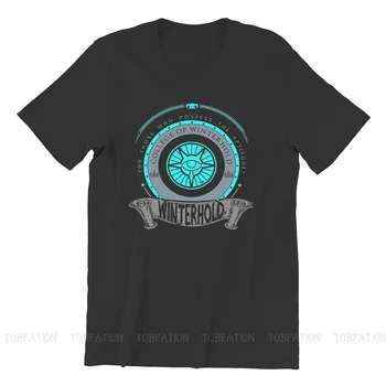The Elder Scrolls RPG Arena, Daggerfall espera inverno T-Shirt Vintage Moda de Alta Qualidade Camiseta Solta Crewneck Homens Tshirts