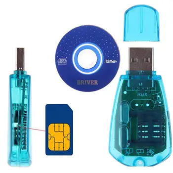 USB de Celular SIM Padrão do Leitor de Cartão do Copy Cloner Escritor SMS GSM/CDMA+CD Cabos de Computador