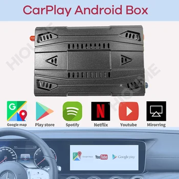 NOVO Android 9.0 Sistema sem Fio CarPlay AI CAIXA Android Auto de Espelhamento para a Fiat Ford Chevrolet GMC Dodge Jeep Land Rover, Jaguar