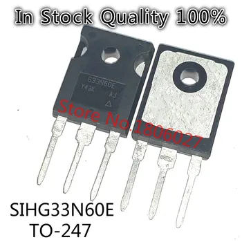 5PCS/monte SIHG33N60E G33N60E TO-247 600V 30A Lugar quente da venda