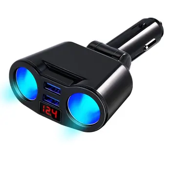 5V 3.1 UM Acendedor de Cigarros Divisor Ligue Para o Telefone Móvel, MP3 DVR SUV Auto Acessórios com LED Duplo Carregador USB Portas
