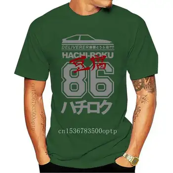 Takumi Fujiwara Loja Tofu Libertador Ae86 Inicial D Mangá Hachi Roku Jdm T-Shirt Design exclusivo Tops Tees Verão Homens Hip Hop