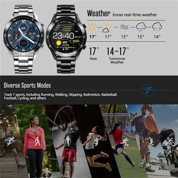LIGE 2021 Nova Banda de Aço Relógio Digital Homens Desporto Relógios Eletrônicos LED Masculino Relógio de Pulso Para Homens Relógio Impermeável Bluetooth Hora