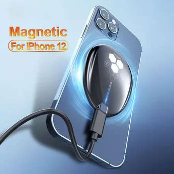 Essager 15W Qi Magnético sem Fio do Carregador Para o iPhone 12 Pro Xs Max X Ímã Carregador de Indução Rápida sem Fio de Telefone Almofada de Carregamento