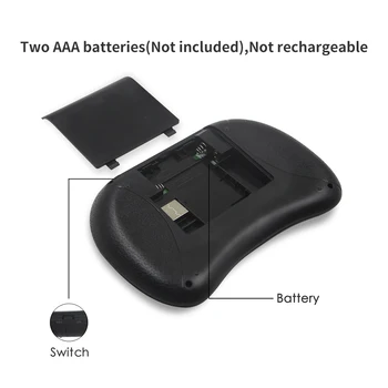 I8 Ar Mouse sem Fio de 2,4 GHz Touchpad Teclado Mini Aprendizado IR Controle Remoto Para X96 mini H96 max CAIXA de TV Android Gamepad do PC