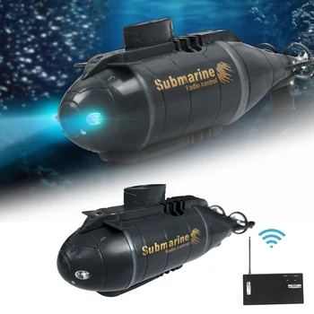 Mini RC Submarino Velocidade do Barco de Controle Remoto Drone Pigboat Smart Elétrico Submarino Barco Modelo de Simulação de Presente Brinquedo de Crianças Meninos