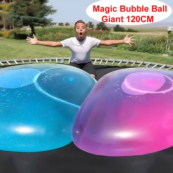 Mágica De Bolhas Bola De Balão Super Gigante De 120 Garoto Ao Ar Livre Ar Suave Balão De Água De Enchimento Rápido Jogo De Água Wubble Bolha De Bola Incrível