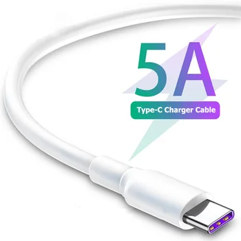 Alta Qualidade 5A USB Tipo C Cabo carregador Rápido USB-C do Fio Para a Huawei, Samsung Nota 9-Tipo de Dados c o Rápido Carregamento do Cabo do Carregador Usb c