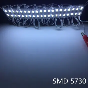 1000pcs/monte módulo de LED para o canal de letra ou publicidade led sinal 2 LED SMD 5730 2835 à prova d'água IP65 12V