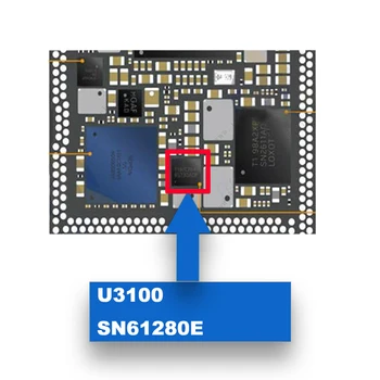 10PCS/LOT U3100 SN6128E 61280E SN61280E para iphone 11 PRO MAX X 8 8p XS XS-MAX XR Sistema de aumento de Poder de IC VDD IMPULSO CHIP