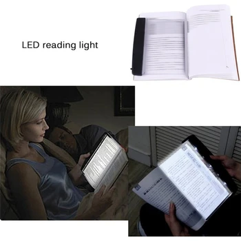 Livro LED Night Light Criativo Dobrável Lâmpada de Mesa, Decoração do Livro de Olho Lâmpada de Leitura de Placa Plana a Leitura do Livro a Luz da Noite