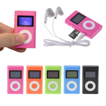 MX-809 Mini Suporte a USB de 32GB TF Cartão de Tela de LCD de Música Digital MP3 Player