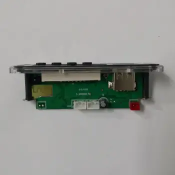 Alto-Falante de carro do Módulo de Rádio FM USB Cartão SD sem Fios Bluetooth 5.0 MP3 Decodificador de Alimentação da Placa-off de Memória