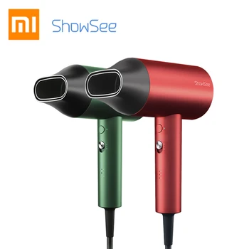 Xiaomi SHOWSEE A5-R G Ânion Secador de Cabelo Íon Negativo cuidados com os cabelos Professinal Seca Rápido Casa 1800W Portátil Difusor Constante