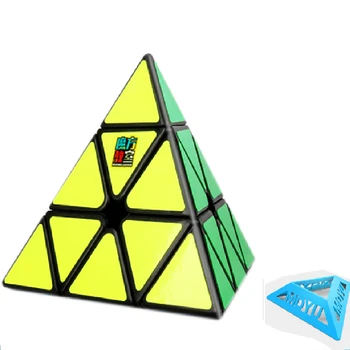 MoYu MeiLong Pirâmide 3x3 Velocidade Magic Puzzle do Cubo 3x3 Cubo Mágico Stress quebra-Cabeças para Adultos, Jogos Educativos para Crianças