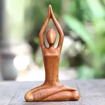 5 Estilos De Arte Abstrata Cerâmica Poses De Ioga Estatueta De Porcelana Figura De Mulher Estátua Home Estúdio De Yoga Decoração Enfeite Dropshipping
