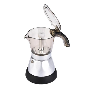 150/300 ml de 220v 3 a 6 da Copa Eléctrica Top italiano Moka Pote de Café máquinas de fazer café Ferramenta Cartucho do Filtro de Alumínio para preparar Chá e café