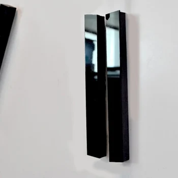 Família 3D Espelho Relógio de Parede Auto-Adesivo Modernas de Acrílico Cozinha DIY, Decoração Presente