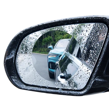 Acessórios para carro Espelho Retrovisor à prova de chuva Nevoeiro adesivo Para Renault Megane 2 3 Duster Logan, Clio 4 3 Laguna 2 Sandero Cênica