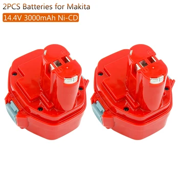 2X PA14 de Substituição para Makita 14,4 V Bateria 3.0 Ah Ni-CD Ferramenta de Energia Bateria de 1420 1422 1433 1434 1435 6280D 6281D FERRAMENTA de Baterias